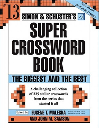 Carte Simon and Schuster's Super Crossword Puzzle Book Eugene T. Maleska