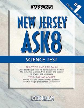 Kniha Barron's New Jersey Ask8 Science Test Jackie Halaw