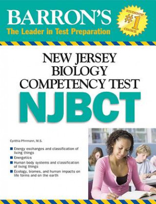 Kniha Barron's New Jersey Biology Competency Test Cynthia Pfirrmann