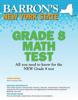 Książka Barron's New York State Grade 8 Math Test Anne M. Szczesny