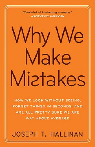Könyv Why We Make Mistakes Joseph T. Hallinan