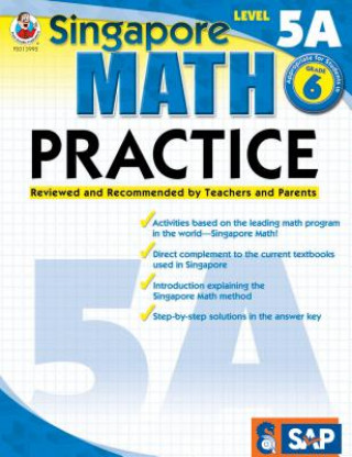Carte Singapore Math Practice, Level 5A Singapore Asian Publishers