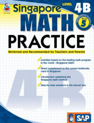 Книга Singapore Math Practice, Level 4B Singapore Asian Publishers