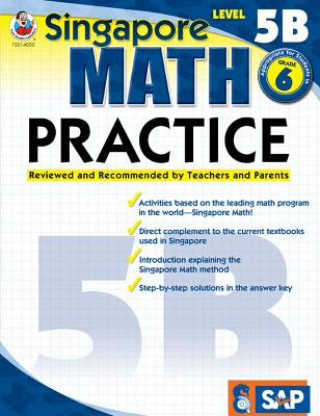 Carte Singapore Math Practice, Level 5B Singapore Asian Publishers