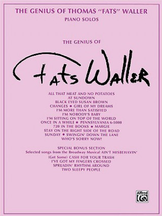 Kniha The Genius of Fats Waller Thomas "Fats" Waller