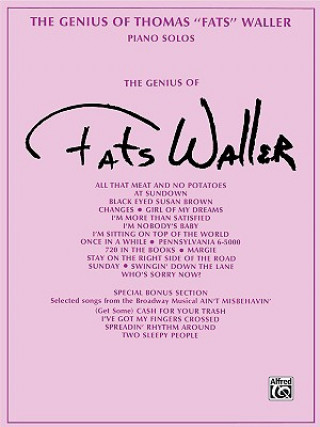 Książka The Genius of Fats Waller Thomas "Fats" Waller