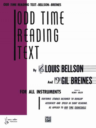 Könyv Odd Time Reading Text Louis Bellson