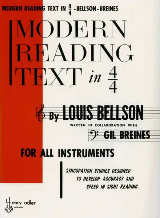 Kniha Modern Reading Text in 4/4 Louis Bellson