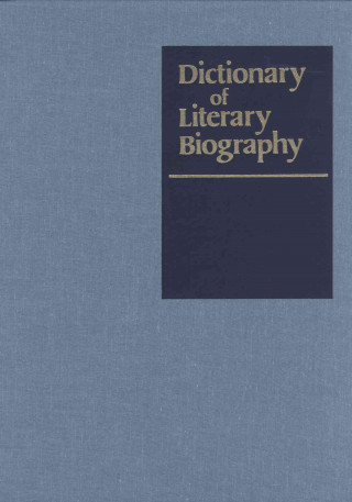 Książka Dictionary of Literary Biography Gale