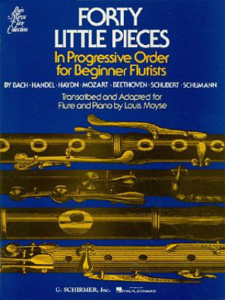 Könyv 40 Little Pieces in Progressive Order Louis Moyse