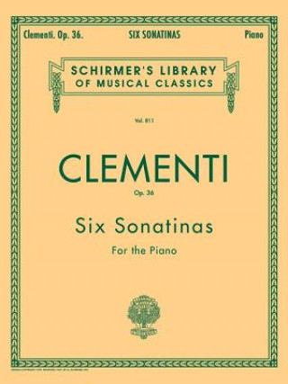 Könyv Six Sonatinas for the Piano Muzio Clementi