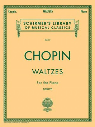 Kniha Valses Frederic Chopin