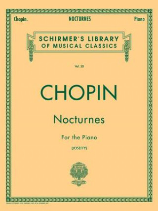 Knjiga Nocturnes Frederic Chopin