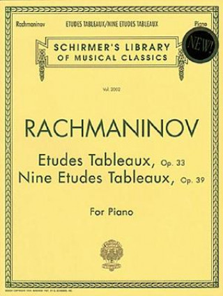 Book Etudes Tableaux, Op. 33 And 39 Sergei Rachmaninoff