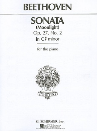 Book Beethoven Sonata (Moonlight) Ludwig van Beethoven