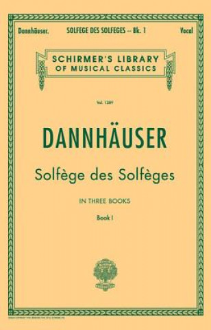 Buch Solfege Des Solfeges A. Dannhauser