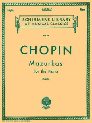 Könyv Mazurkas Frederic Chopin