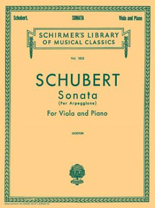 Kniha Sonata Per Arpeggione Franz Schubert