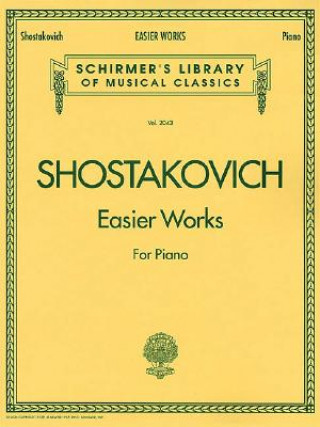 Kniha Easier Works Dmitri Shostakovich