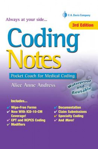 Kniha Coding Notes, 3e Pocket Guide Medical Coding Alice Anne Andress