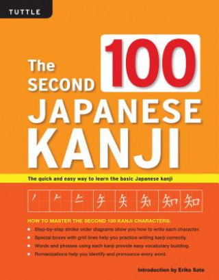 Könyv Second 100 Japanese Kanji Eriko Sato