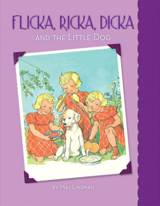 Kniha Flicka, Ricka, Dicka and the Little Dog Maj Lindman
