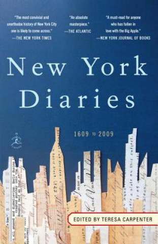 Book New York Diaries: 1609 to 2009 Teresa Carpenter