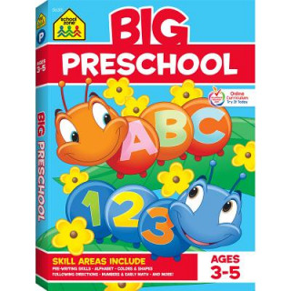 Book Big Preschool Workbook School Zone