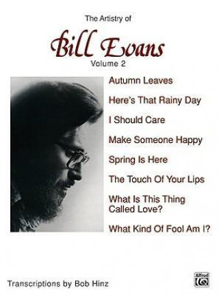 Könyv The Artistry of Bill Evans Bob Hinz