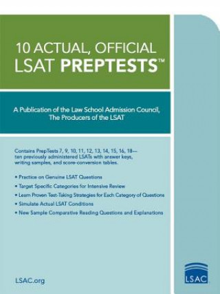 Könyv 10 Actual, Official LSAT PrepTests Law School Admission Council