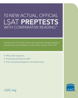 Knjiga 10 New Actual, Official LSAT Preptests with Comparative Reading Law School Admission Council