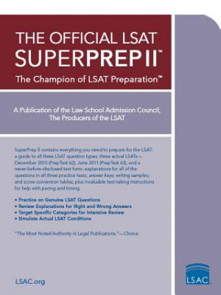 Könyv The Official LSAT Superprep II Law School Admission Council