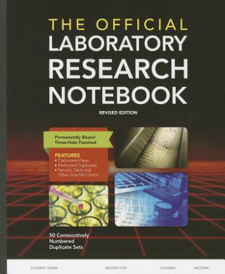 Carte Official Laboratory Research Notebook (50 duplicate sets) Jones & Bartlett Learning