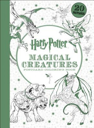 Kniha Harry Potter Magical Creatures Postcard Coloring Book Scholastic Inc.