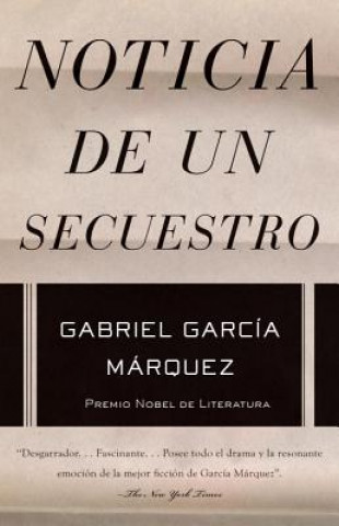 Kniha Noticia de un secuestro / News of a Kidnapping Gabriel Garcia Marquez