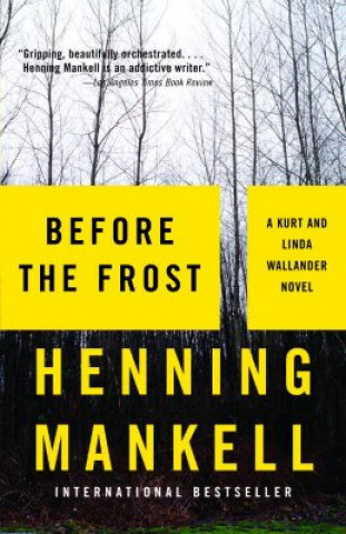 Carte Before the Frost Henning Mankell
