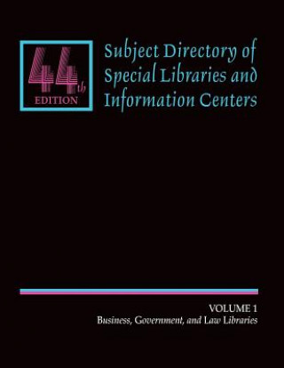 Książka Subject Directory of Special Libraries and Information Centers Matthew Miskelly