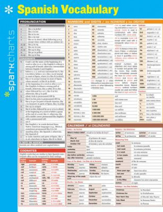 Książka Sparkcharts Spanish Vocabulary SparkNotes