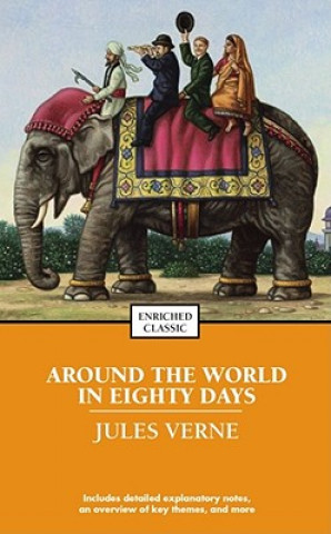 Carte Around the World in Eighty Days Jules Verne