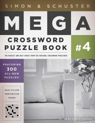 Carte Simon & Schuster Mega Crossword Puzzle Book 4 John M. Samson
