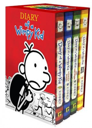 Carte Diary of a Wimpy Kid Box of Books 1-4 Jeff Kinney