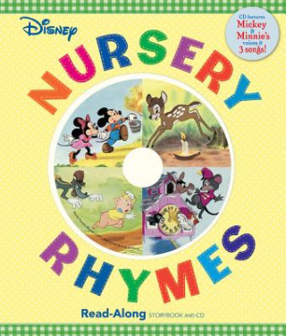 Kniha Disney Nursery Rhymes Read-Along Storybook and CD DISNEY BOOK GROUP