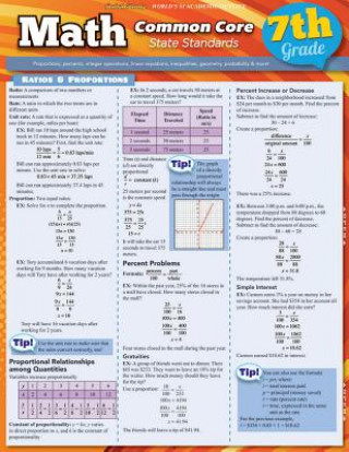 Kniha Math Common Core, 7th Grade Inc. Barcharts