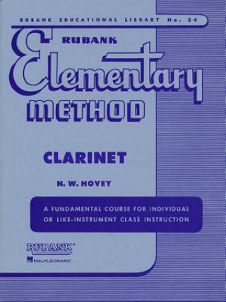 Carte RUBANK ELEMENTARY METHOD N. W. Hovey