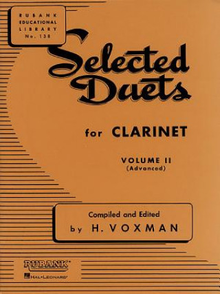 Könyv SELECTED DUETS FOR CLARINET VOL 2 Himie Voxman