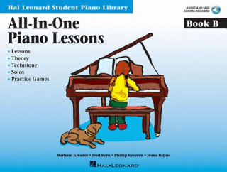 Kniha All-in-one Piano Lessons Book B Barbara Kreader
