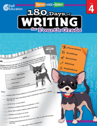 Livre 180 Days of Writing for Fourth Grade Kristin Kemp