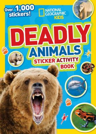 Carte National Geographic Kids Fierce Animals Sticker Activity Book National Geographic Society