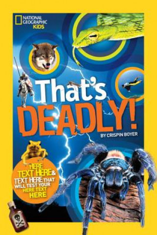 Buch That's Deadly! Crispin Boyer