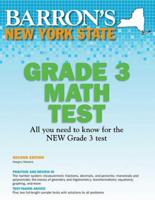 Książka Barron's New York State Grade 3 Math Test Margery Masters